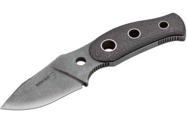 Image of Boker USA Plus Bandit Fixed Blade Knife,2.75in 440C Stainless Steel Blade,Carbon Fiber Handle 02BO371