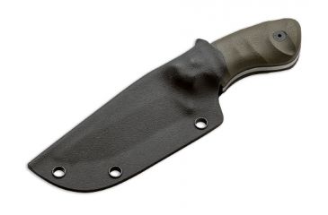 Image of Boker USA Plus Ridgeback Fixed Blade Knife,3.25in,Matte 440C Stainless Blade,Textured Od Green G10 Handle BOP02626