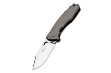 Image of Boker USA Plus Vox F3 3.3 In S35V Steel Folding Blade Knife, Black 01BO334