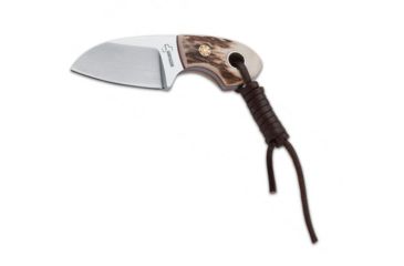 Image of Boker USA Plus Vox Gnome Stag Small Fixed Blade Knife w/ Sheath and Lanyard 02BO268