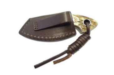 Image of Boker USA Plus Vox Gnome Stag Small Fixed Blade Knife w/ Sheath and Lanyard 02BO268