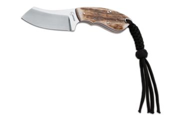 Image of Boker USA Plus Vox Rhino Stag Fixed Blade Knife w/ Sheath, Lanyard 02BO269