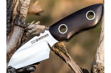 Image of Boker USA Pry Mini Anniversary Fixed Blade Knife,2.5in N690Bo Steel Blade,Grenadill Wood Handle 120715