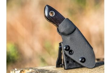 Image of Boker USA Pry Mini Anniversary Fixed Blade Knife,2.5in N690Bo Steel Blade,Grenadill Wood Handle 120715