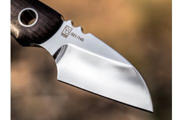 Image of Boker USA Pry Mini Anniversary Fixed Blade Knife,2.5in N690Bo Steel Blade,Grenadill Wood Handle 120715