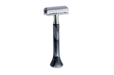 Image of Boker USA Razolution Safety Razor,Titanium Gray Handle 04BO144