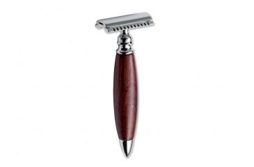 Image of Boker USA Safety Razor,Bubinga Wood Handle 04BO147