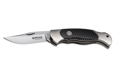 Image of Boker USA Scout Honeycomb Black Folding Blade Knife,3.13in,N690 Blade,Honeycomb Handle 112501