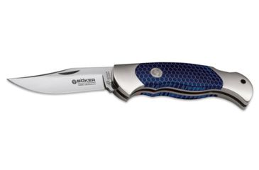Image of Boker USA Scout Honeycomb Blue Folding Blade Knife,3.13in,N690 Blade,Honeycomb Handle112503