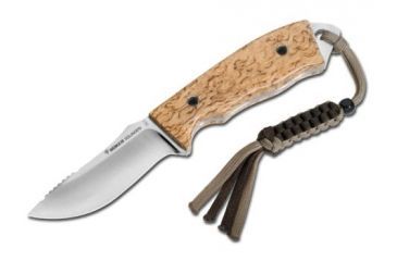 Image of Boker USA Solid Fixed Blade Hunting Knife w/ Sheath &amp; Lanyard 120579