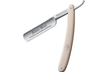 Image of Boker USA Straight Razor,Faux Ivory Handle,Carbon Steel,6/8in B-140611