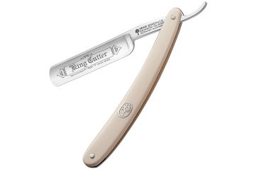 Image of Boker USA Straight Razor,King Cutter,White Handle,Solingen,5/8in B-140621