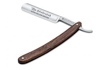 Image of Boker USA The Celebrated Straight Razor,.625in Blade,Bocote Wood Handle 140607