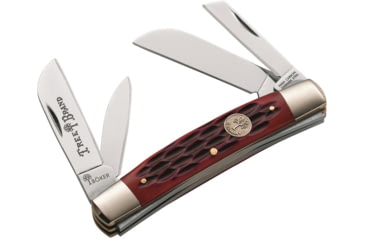 Image of Boker USA Traditional Series Congress Jigged Knife, Red, Small, 110745