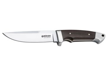 Image of Boker USA Vollintegral XL Grenadill Fixed Blade Knife,5.75in 440C Stainless Steel Blade,Grenadill Wood Handle 121638