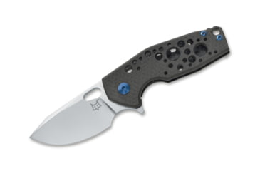 Image of Fox Vox Suru Folding Knife, 2.3in, M390, Carbon Fibre, Blue, FX-526 CFBL