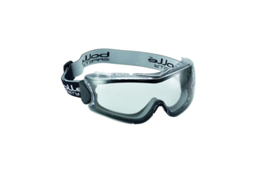 Image of Bolle 180 Safety Goggle Safety, Gray Frame, Clear Lens, Platinum, 40279