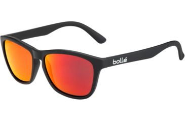 Image of Bolle 473 Progressive Prescription Sunglasses, Matte Black Frame, 12487PR
