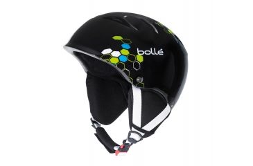 Image of Bolle B-Kid Helmet, Shiny Black Geo, 53-57cm 30676