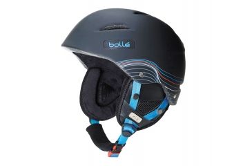 Image of Bolle B-Star Helmet, Soft Black and Blue, 58-61cm 30664