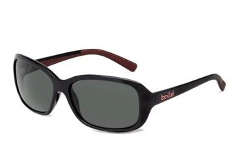 Image of Bolle Molly Sunglasses, Shiny Black/Coral 11690