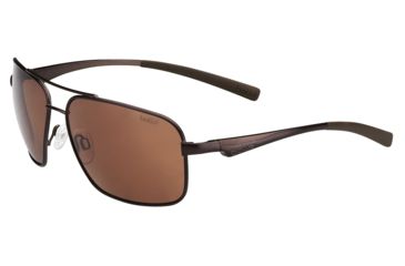 Image of Bolle Brisbane Progressive Prescription Sunglasses, Matte Brown Frame-11801PR