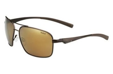 Image of Bolle Brisbane Progressive Prescription Sunglasses, Matte Brown Frame, Polarized, 11802PR
