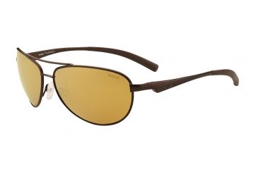 Image of Bolle Columbus Sunglasses,Matte Brown Frame,AG14 Oleo AF Lens,Polarized,11931