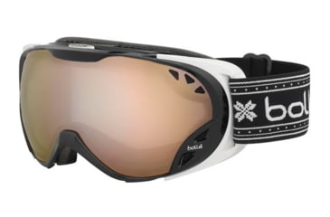 Image of Bolle Duchess Ski/Snowboard Goggles,Black and White Nordic Frame,Photochromic Modulator Citrus Gun Lens 21309