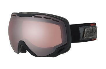 Image of Bolle Emperor Goggles, Black and Red Heritage Frame, Vermillon Gun Lens, 21453