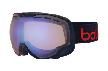 Image of Bolle Emperor Goggles, Blue and Red Dots Frame, Aurora Lens, 21449