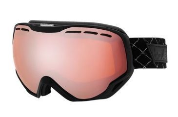 Image of Bolle Emperor Ski/Snowboard Goggles,Shiny Black Frame,Vermillon Gun Lens 21148