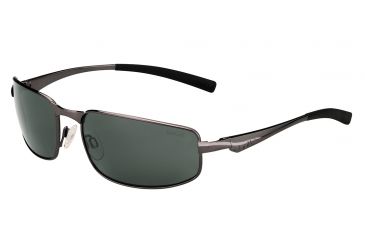 Image of Bolle Everglades Single Vision Prescription Sunglasses, Shiny Gunmetal Frame-11789SV