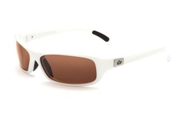 Image of Bolle Fang Sun glasses, Shiny White Frame, Polarized A-14 Lens 11434