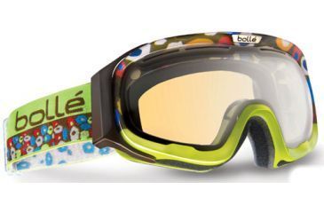 Image of Bolle Fathom Goggles, Lime Frame, Amber Gun Lens 20541