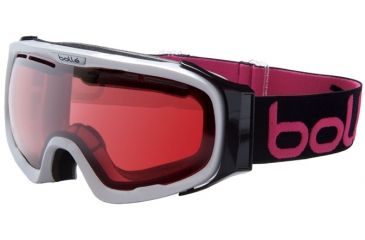 Image of Bolle Fathom Goggles, Shiny White Frame, Vermillon Gun Lens 20544
