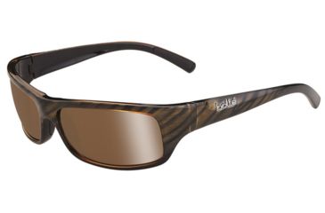 Image of Bolle Fierce Progressive Prescription Sunglasses, Shiny Brushed Brown Frame-11943PR