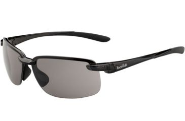 Image of Bolle Flyair Progressive Prescription Sunglasses, Shiny Black Frame, 12257PR