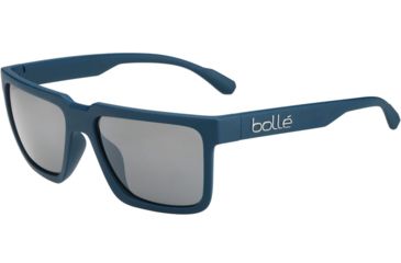 Image of Bolle Frank Progressive Prescription Sunglasses, Matte Navy Frame, Polarized, 12557PR