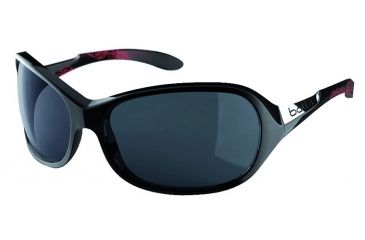 Image of Bolle Grace Single Vision Prescription Sunglasses - Shiny Black/Coral Frame 11649RX