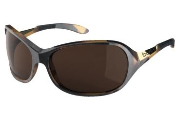 Image of Bolle Grace Single Vision Prescription Sunglasses - Shiny Tortoise Frame 11647RX