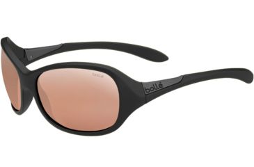 Image of Bolle Grace Sunglasses, Shiny Black, Phantom Pink Gun 12561
