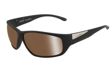 Image of Bolle Keel Progressive Prescription Sunglasses, Matte Black Frame-11964PR