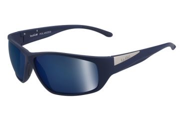 Image of Bolle Keel Progressive Prescription Sunglasses, Matte Blue Frame-11962PR