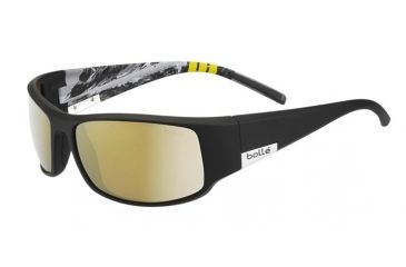 Image of Bolle King Sunglasses, Matte  Black Mountain Frame, AG14 Oleo AF Lens, Polarized, 11959