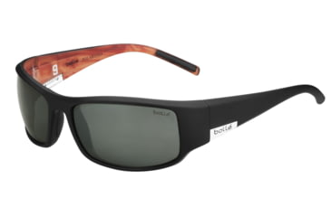 Image of Bolle King Sunglasses, Polarized TNS Gun Oleo AF, Matte Black TP9 11769