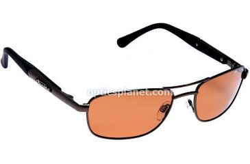 Image of Bolle Pharmium Metals Polarized Sunglasses w/ Matte Gun Frame, Polarized Sandstone Lenses - 3911249063