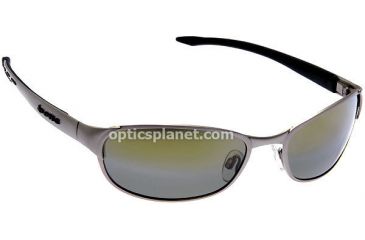 Image of Bolle Titan Polarized Sandstone Lens Sunglasses w/ Matte Gun Frame 3908249063