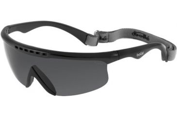 Image of Bolle Mini Edge Kids Sunglasses, Shiny Black Frame