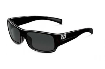 Image of Bolle Oscar Sunglasses, Shiny Black Frame, Polarized TNS Lens, 11457